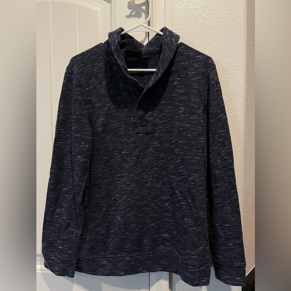 Mens Marc Anthony Sweater, Dark Blue, Size Medium - Picture 6 of 6